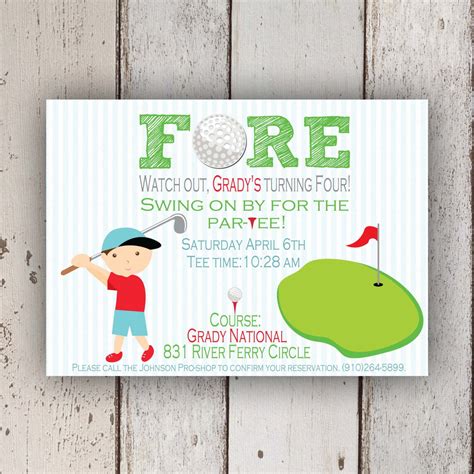 golf birthday invitation|free printable golf birthday invitations.